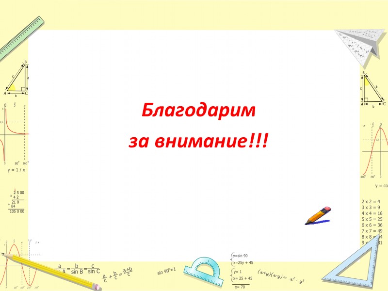 Благодарим  за внимание!!!